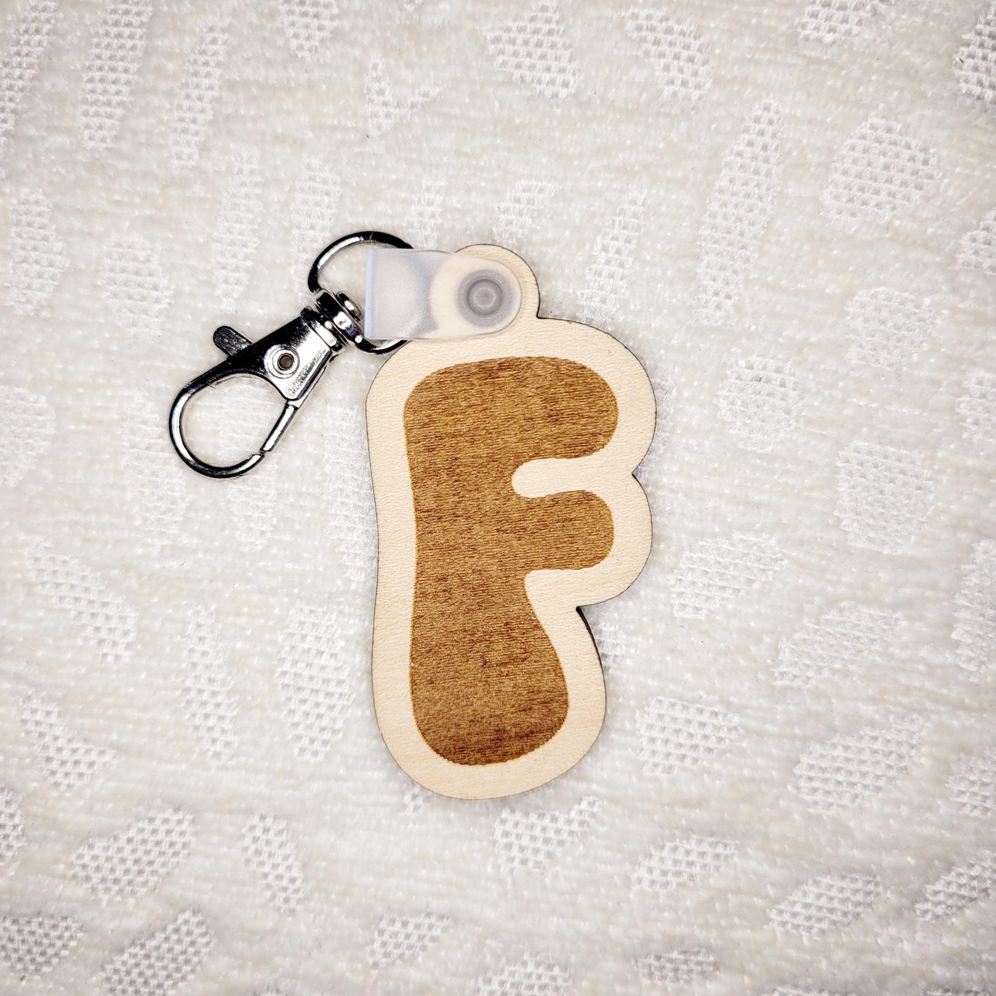 Groovy Letter keychain, Initial Key chain, Wood Key chain, Wood Letter Key chain, Initial Key chain, Gifts for Girls, Alphabet Key chain