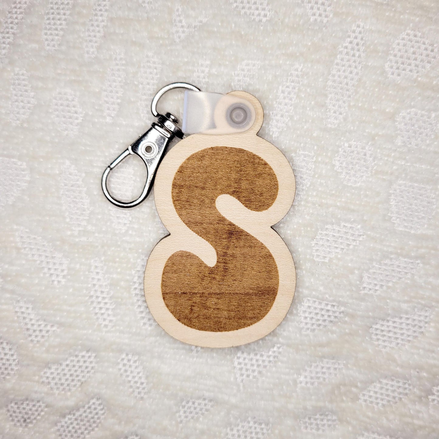 Groovy Letter keychain, Initial Key chain, Wood Key chain, Wood Letter Key chain, Initial Key chain, Gifts for Girls, Alphabet Key chain