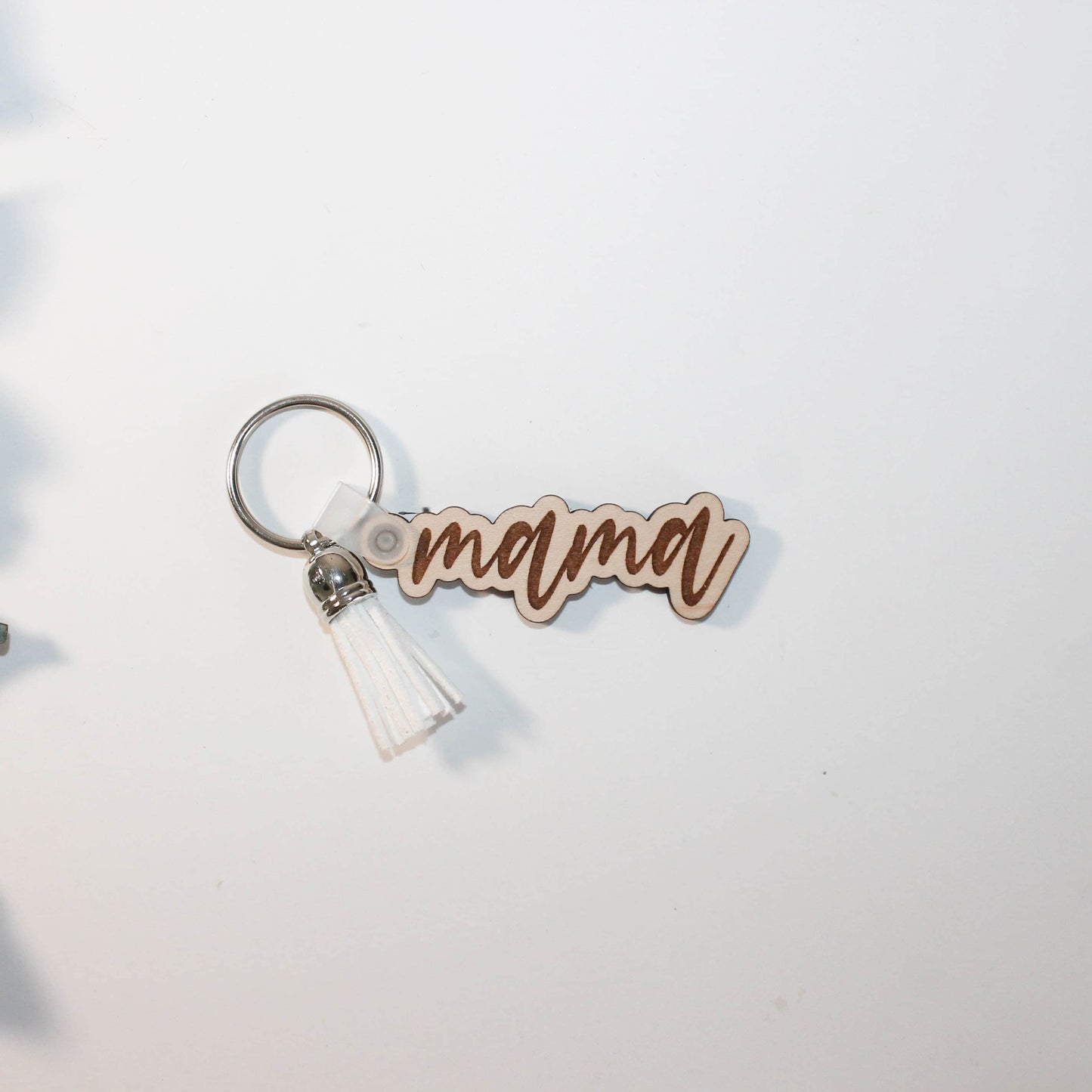 Mama Keychain, Mama gift, Wood Keychain, Purse Keychain, Mama Tassel Keychain, Gifts for moms, Mom Gift, girly mama, mama cute keychain