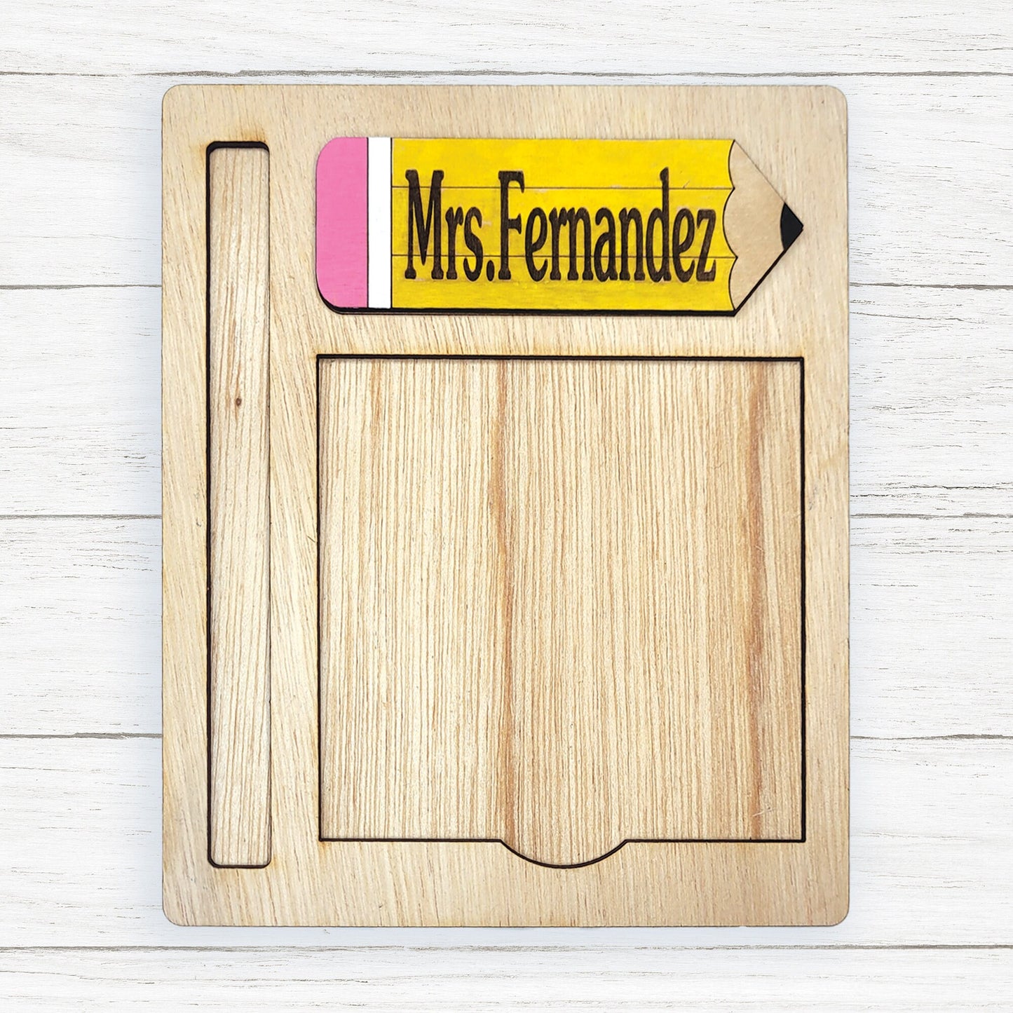Teacher Sticky Note and Pen Holder 4X4, Post it Holder, teacher gifts, educator gift, desk gifts, teacher post it, post it holder, cute gift