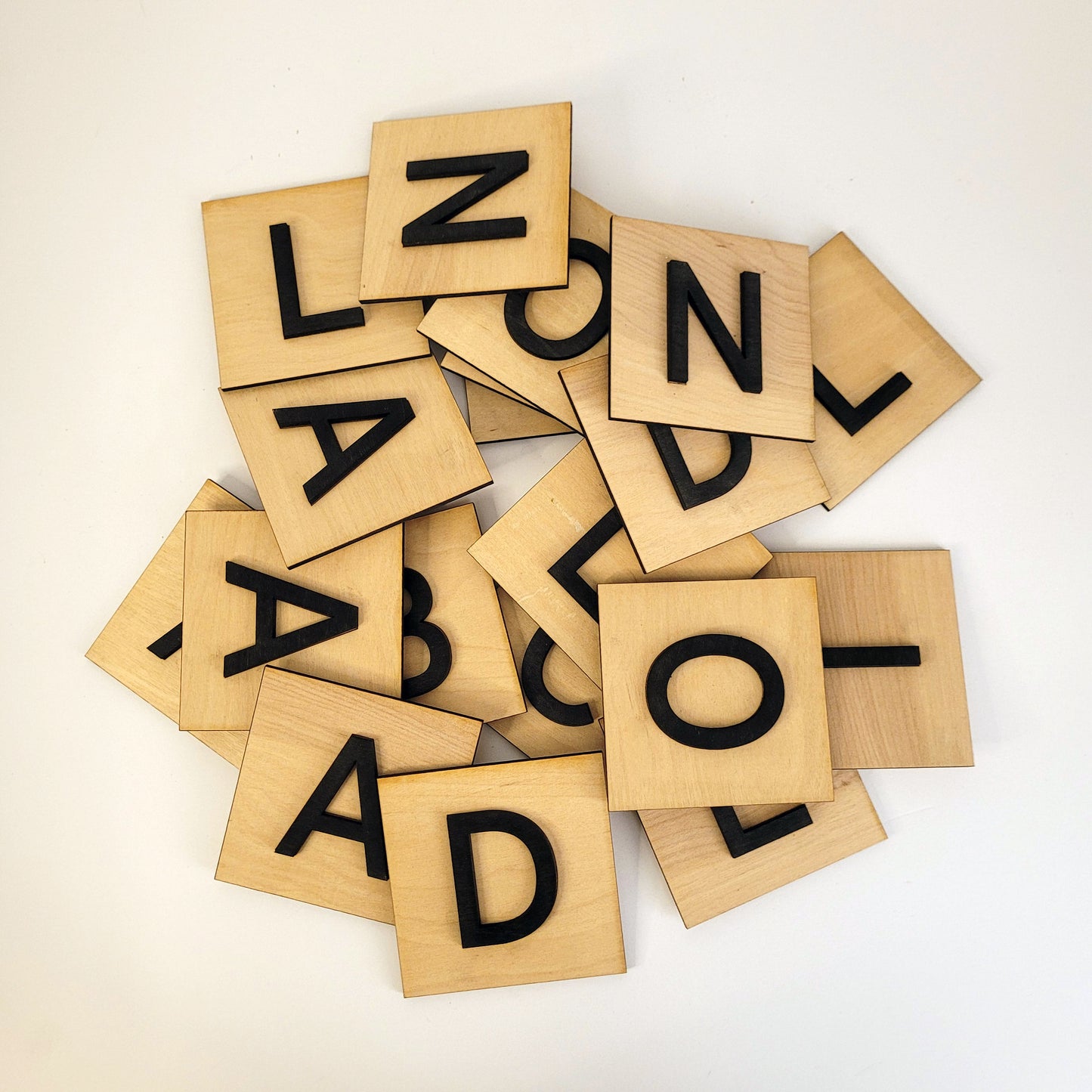 Wood Letters | Tiles | Scrabble Tiles | Wood Tile | 3D | Family | Name | Wedding | Gift | Wall |