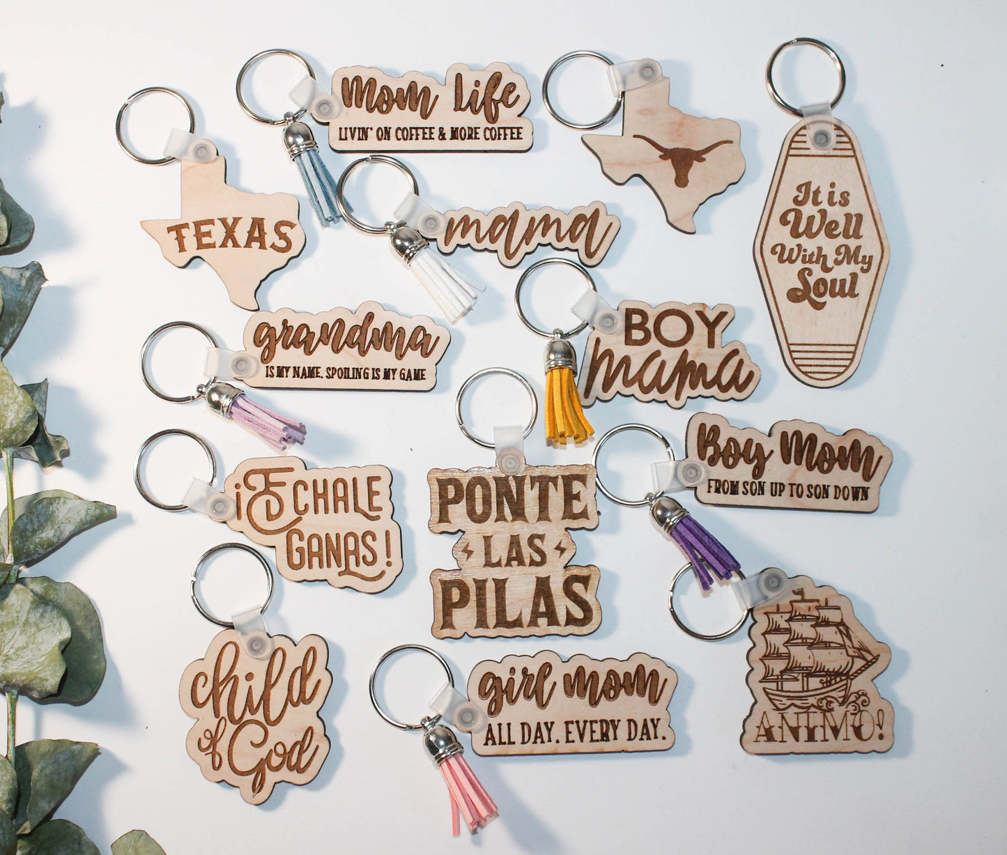 Custom Wood Keychain | Wood Keychains | Promo Keychains | Custom Logo Keychain | Laser Cut Keychain | Keychain Gifts | Business Keychain