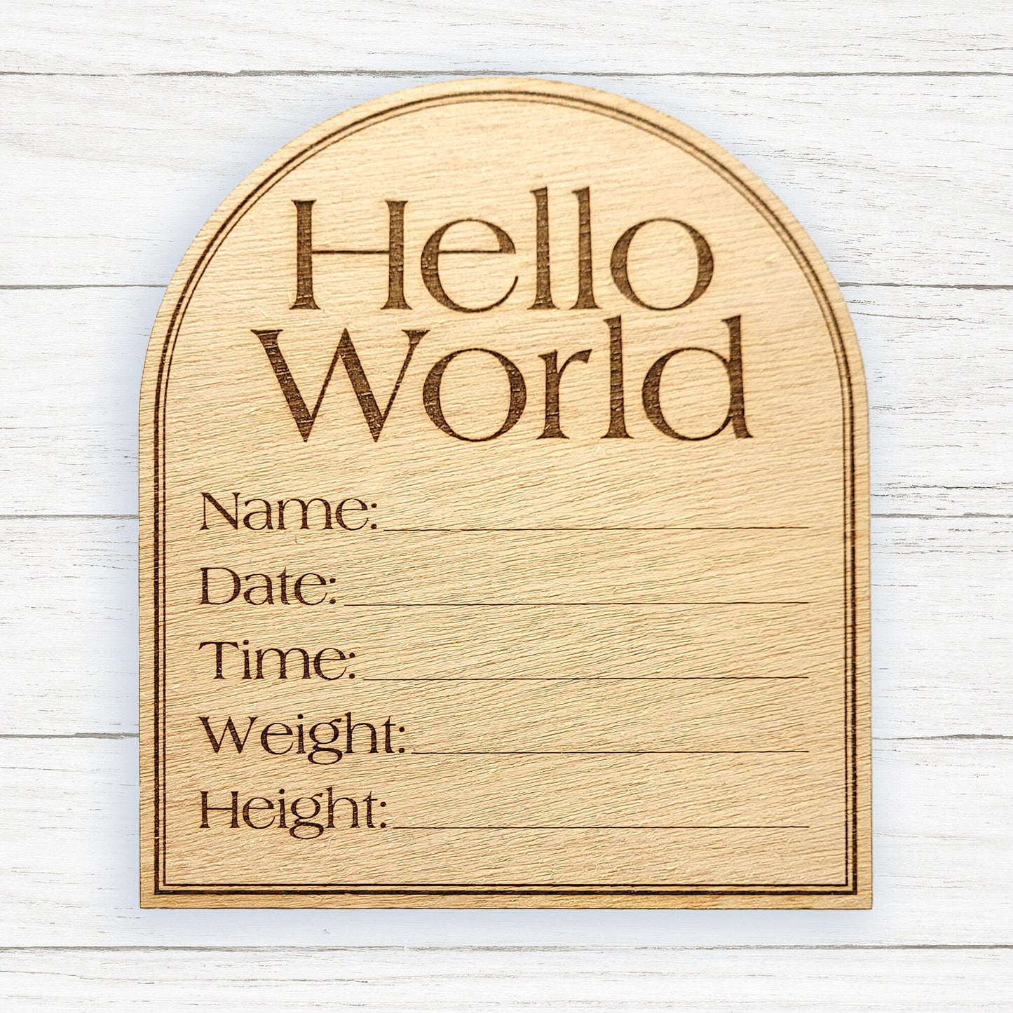 Hello World baby sign | Birth Stats Sign | Baby Birth Announcement Sign | Custom Nursery Decor | Baby shower Gift l | Newborn Baby Sign
