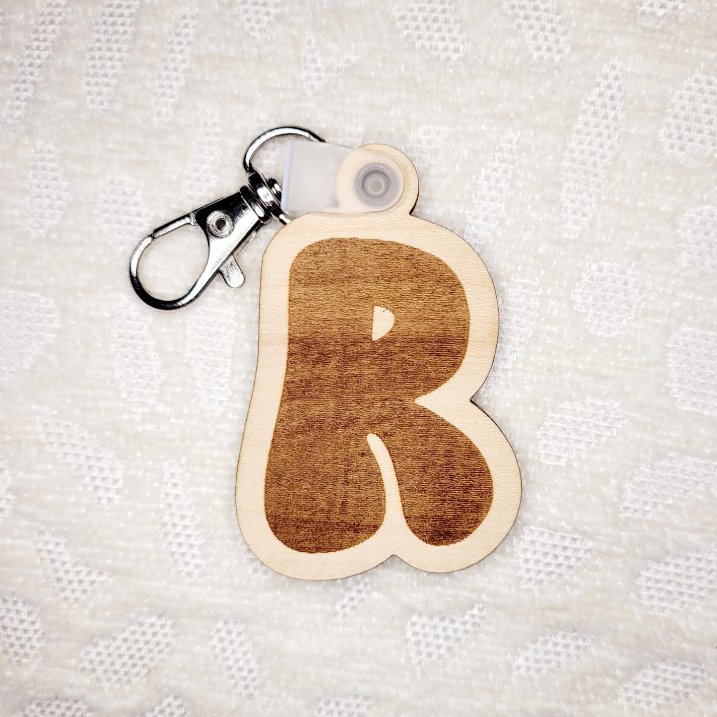 Groovy Letter keychain, Initial Key chain, Wood Key chain, Wood Letter Key chain, Initial Key chain, Gifts for Girls, Alphabet Key chain