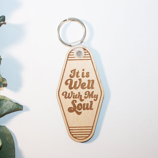 It is well Keychain, It is well with my soul, Gifts for her, Faith keychain, Bible Verse keychain, Faith based gifts, It is Well Verse