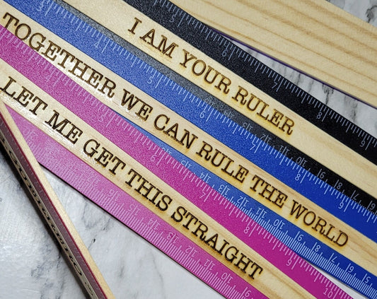 Custom Engraved Ruler | Personalized Ruler